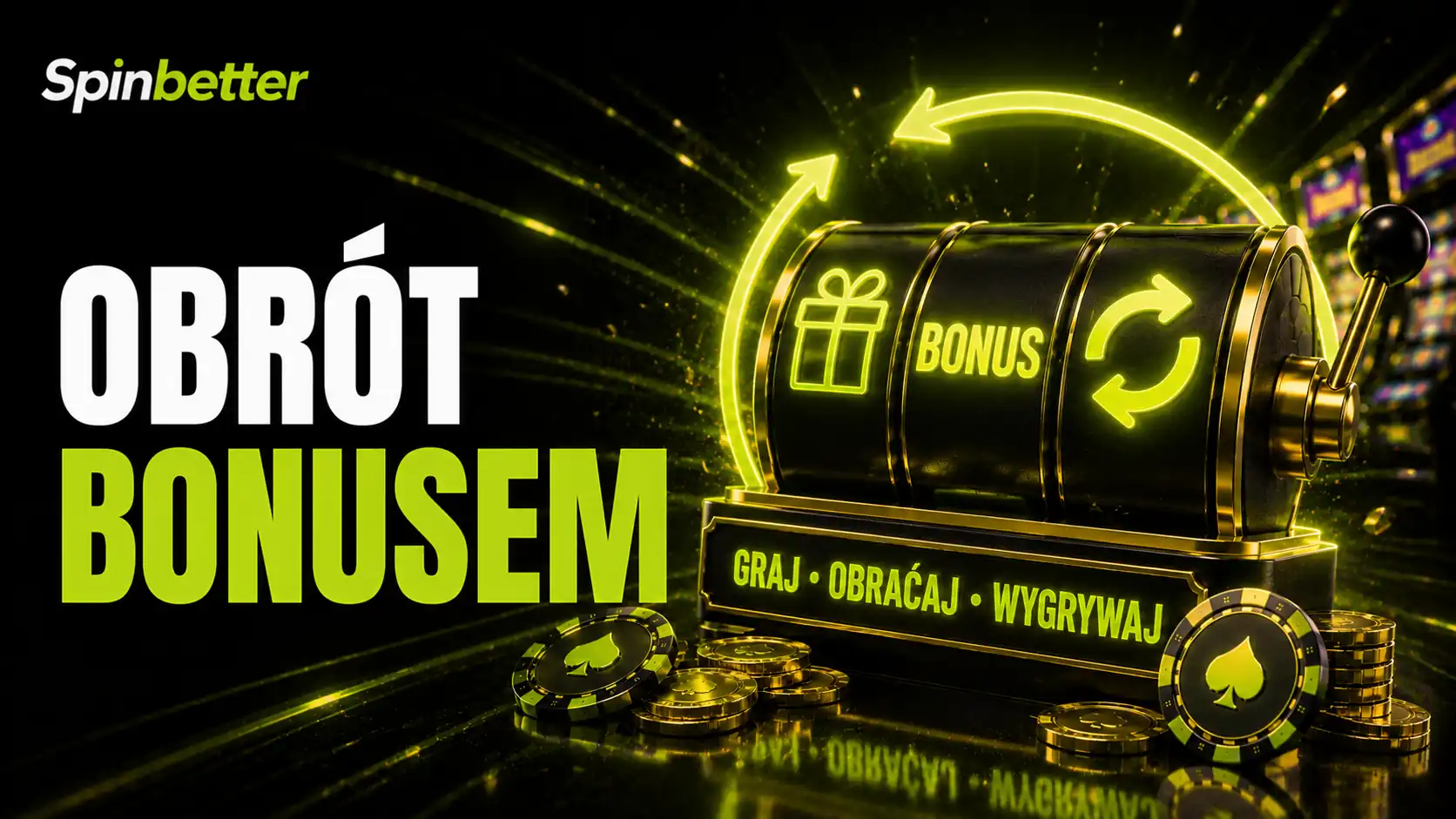 Jak obrócić bonus SpinBetter — podgląd postępu obrotu na koncie